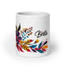 Berta Exclusive Name Art Piece Home Office Work Coffee Mug Mexican Spanish Pride Gift Cup One-Of-A-Kind Calligraphy White Glossy Mug | B25 Mexicada