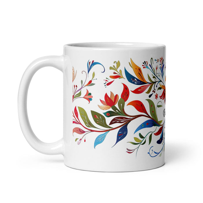 Bianca Exclusive Name Art Piece Home Office Work Coffee Mug Mexican Spanish Pride Gift Cup One-Of-A-Kind Calligraphy White Glossy Mug | B1 Mexicada