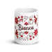 Bianca Exclusive Name Art Piece Home Office Work Coffee Mug Mexican Spanish Pride Gift Cup One-Of-A-Kind Calligraphy White Glossy Mug | B11 Mexicada