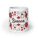 Bianca Exclusive Name Art Piece Home Office Work Coffee Mug Mexican Spanish Pride Gift Cup One-Of-A-Kind Calligraphy White Glossy Mug | B11 Mexicada