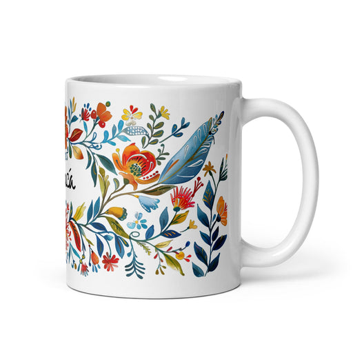 Bianca Exclusive Name Art Piece Home Office Work Coffee Mug Mexican Spanish Pride Gift Cup One-Of-A-Kind Calligraphy White Glossy Mug | B13 Mexicada 11 oz