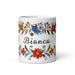 Bianca Exclusive Name Art Piece Home Office Work Coffee Mug Mexican Spanish Pride Gift Cup One-Of-A-Kind Calligraphy White Glossy Mug | B14 Mexicada