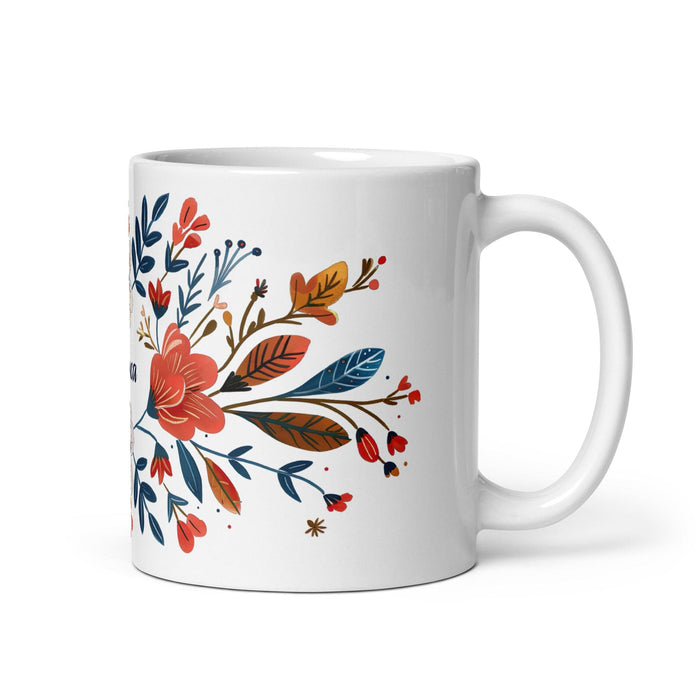 Bianca Exclusive Name Art Piece Home Office Work Coffee Mug Mexican Spanish Pride Gift Cup One-Of-A-Kind Calligraphy White Glossy Mug | B19 Mexicada 11 oz