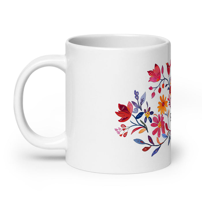 Bianca Exclusive Name Art Piece Home Office Work Coffee Mug Mexican Spanish Pride Gift Cup One-Of-A-Kind Calligraphy White Glossy Mug | B20 Mexicada