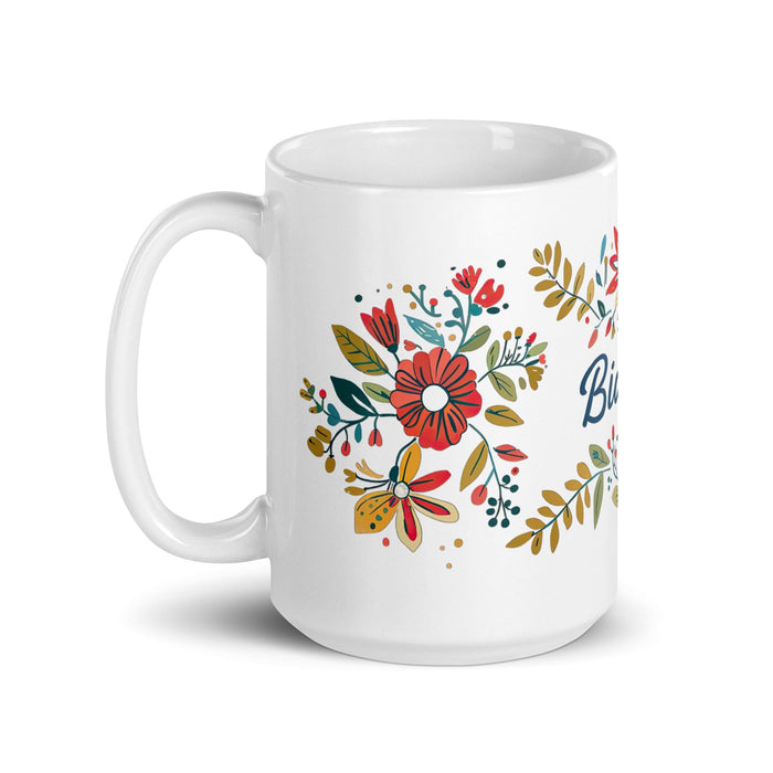 Bianca Exclusive Name Art Piece Home Office Work Coffee Mug Mexican Spanish Pride Gift Cup One-Of-A-Kind Calligraphy White Glossy Mug | B21 Mexicada