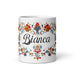 Bianca Exclusive Name Art Piece Home Office Work Coffee Mug Mexican Spanish Pride Gift Cup One-Of-A-Kind Calligraphy White Glossy Mug | B23 Mexicada