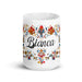 Bianca Exclusive Name Art Piece Home Office Work Coffee Mug Mexican Spanish Pride Gift Cup One-Of-A-Kind Calligraphy White Glossy Mug | B23 Mexicada