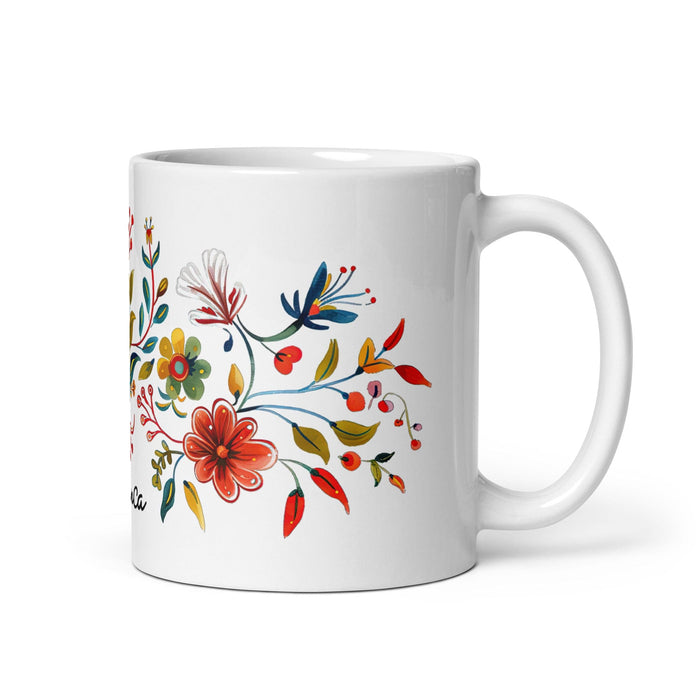 Bianca Exclusive Name Art Piece Home Office Work Coffee Mug Mexican Spanish Pride Gift Cup One-Of-A-Kind Calligraphy White Glossy Mug | B9 Mexicada 11 oz