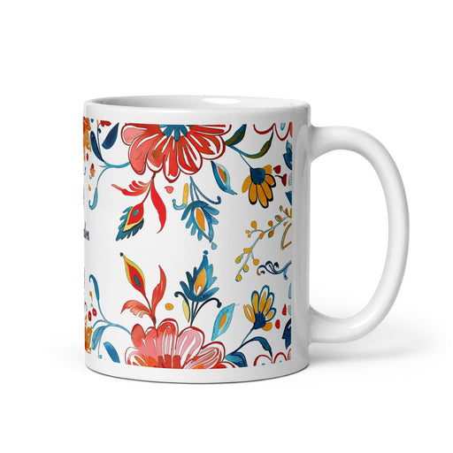 Brandon Exclusive Name Art Piece Home Office Work Coffee Mug Mexican Spanish Pride Gift Cup One-Of-A-Kind Calligraphy White Glossy Mug | B1 Mexicada 11 oz