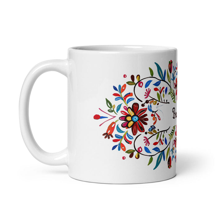 Brandon Exclusive Name Art Piece Home Office Work Coffee Mug Mexican Spanish Pride Gift Cup One-Of-A-Kind Calligraphy White Glossy Mug | B19 Mexicada