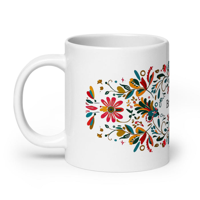 Brandon Exclusive Name Art Piece Home Office Work Coffee Mug Mexican Spanish Pride Gift Cup One-Of-A-Kind Calligraphy White Glossy Mug | B3 Mexicada