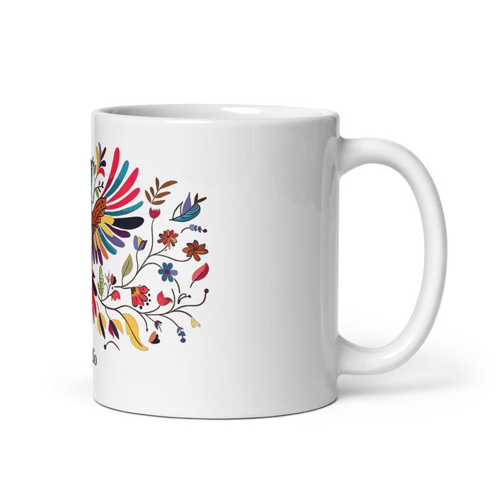 Braulio Exclusive Name Art Piece Home Office Work Coffee Mug Mexican Spanish Pride Gift Cup One-Of-A-Kind Calligraphy White Glossy Mug | B10 Mexicada 11 oz