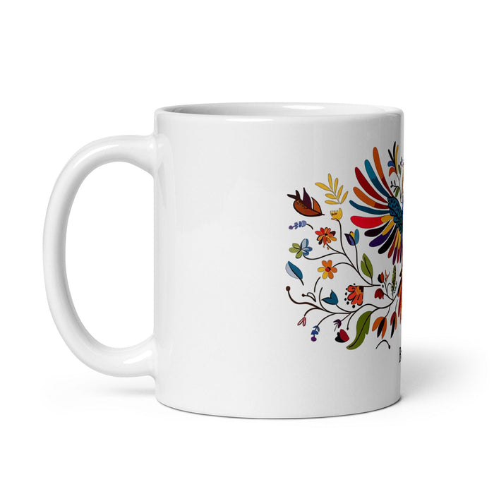 Braulio Exclusive Name Art Piece Home Office Work Coffee Mug Mexican Spanish Pride Gift Cup One-Of-A-Kind Calligraphy White Glossy Mug | B10 Mexicada