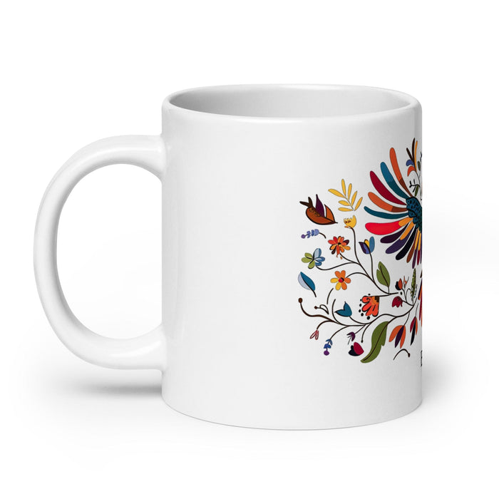 Braulio Exclusive Name Art Piece Home Office Work Coffee Mug Mexican Spanish Pride Gift Cup One-Of-A-Kind Calligraphy White Glossy Mug | B10 Mexicada