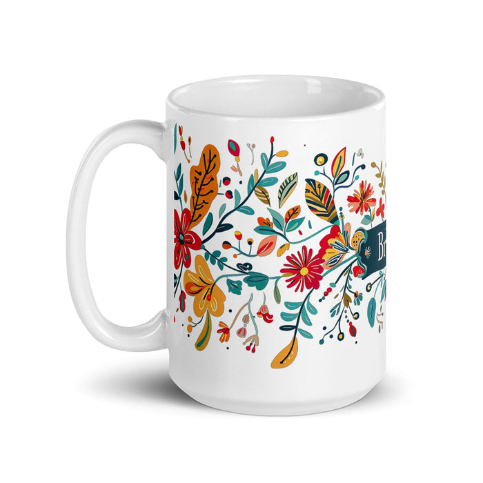 Braulio Exclusive Name Art Piece Home Office Work Coffee Mug Mexican Spanish Pride Gift Cup One-Of-A-Kind Calligraphy White Glossy Mug | B11 Mexicada