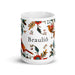 Braulio Exclusive Name Art Piece Home Office Work Coffee Mug Mexican Spanish Pride Gift Cup One-Of-A-Kind Calligraphy White Glossy Mug | B13 Mexicada