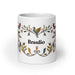 Braulio Exclusive Name Art Piece Home Office Work Coffee Mug Mexican Spanish Pride Gift Cup One-Of-A-Kind Calligraphy White Glossy Mug | B15 Mexicada