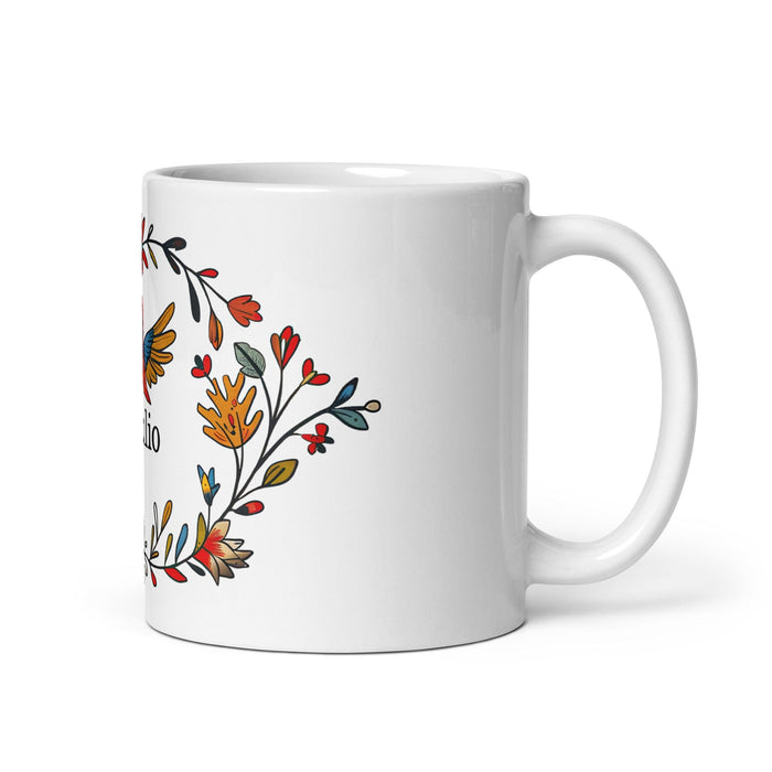 Braulio Exclusive Name Art Piece Home Office Work Coffee Mug Mexican Spanish Pride Gift Cup One-Of-A-Kind Calligraphy White Glossy Mug | B16 Mexicada 11 oz