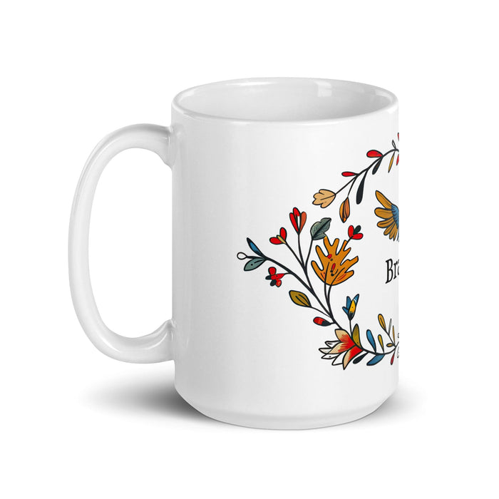 Braulio Exclusive Name Art Piece Home Office Work Coffee Mug Mexican Spanish Pride Gift Cup One-Of-A-Kind Calligraphy White Glossy Mug | B16 Mexicada