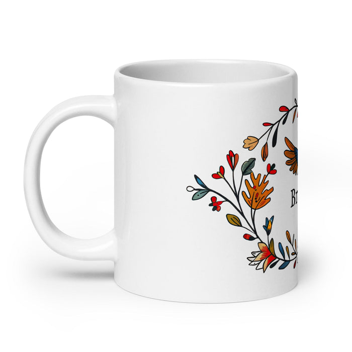 Braulio Exclusive Name Art Piece Home Office Work Coffee Mug Mexican Spanish Pride Gift Cup One-Of-A-Kind Calligraphy White Glossy Mug | B16 Mexicada