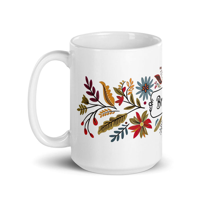 Braulio Exclusive Name Art Piece Home Office Work Coffee Mug Mexican Spanish Pride Gift Cup One-Of-A-Kind Calligraphy White Glossy Mug | B3 Mexicada