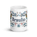 Braulio Exclusive Name Art Piece Home Office Work Coffee Mug Mexican Spanish Pride Gift Cup One-Of-A-Kind Calligraphy White Glossy Mug | B30 Mexicada