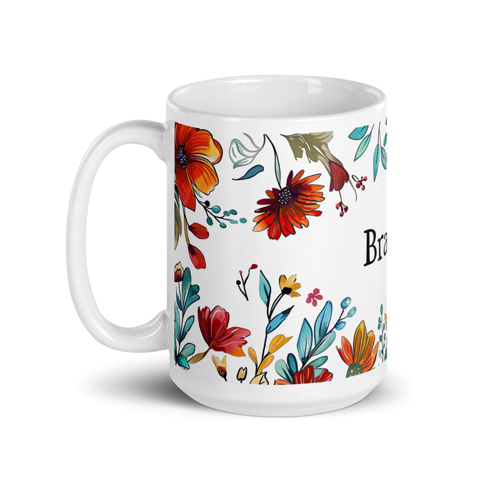 Braulio Exclusive Name Art Piece Home Office Work Coffee Mug Mexican Spanish Pride Gift Cup One-Of-A-Kind Calligraphy White Glossy Mug | B31 Mexicada