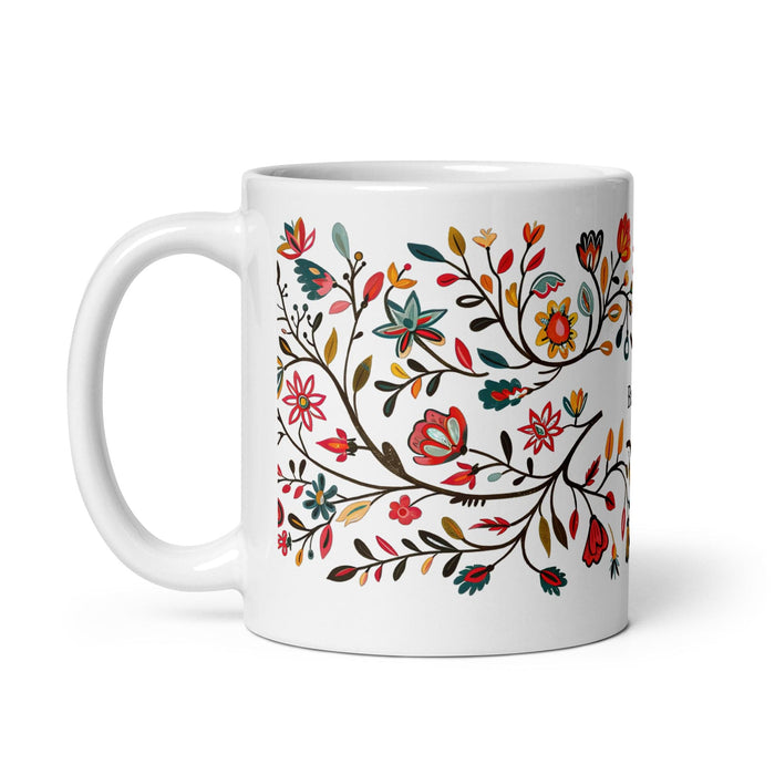 Braulio Exclusive Name Art Piece Home Office Work Coffee Mug Mexican Spanish Pride Gift Cup One-Of-A-Kind Calligraphy White Glossy Mug | B6 Mexicada