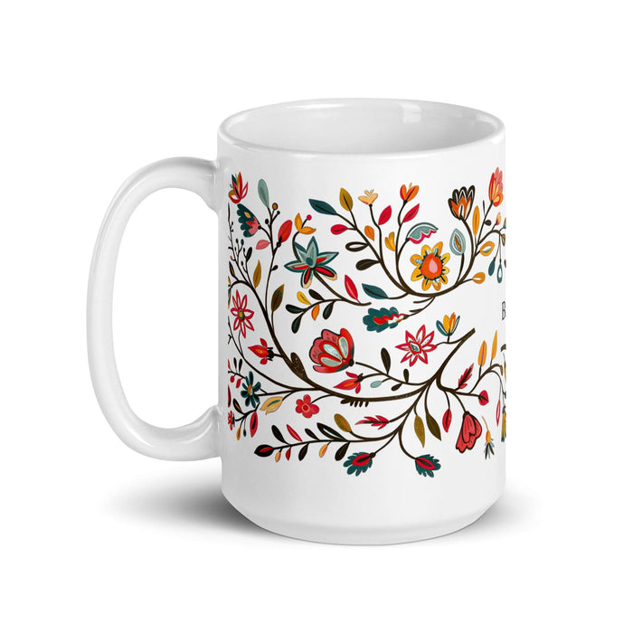 Braulio Exclusive Name Art Piece Home Office Work Coffee Mug Mexican Spanish Pride Gift Cup One-Of-A-Kind Calligraphy White Glossy Mug | B6 Mexicada