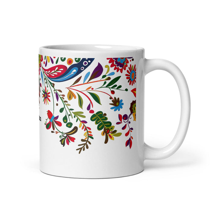 Braxton Exclusive Name Art Piece Home Office Work Coffee Mug Mexican Spanish Pride Gift Cup One-Of-A-Kind Calligraphy White Glossy Mug | B10 Mexicada 11 oz