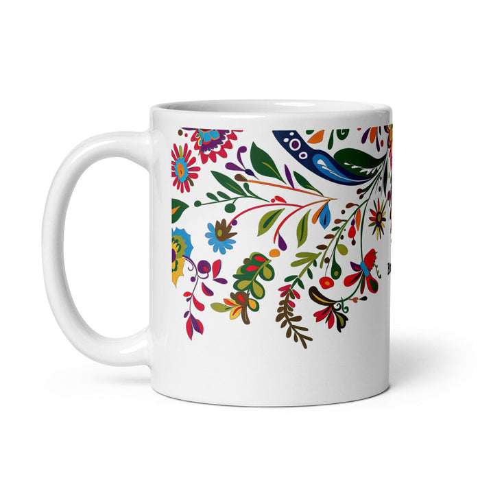 Braxton Exclusive Name Art Piece Home Office Work Coffee Mug Mexican Spanish Pride Gift Cup One-Of-A-Kind Calligraphy White Glossy Mug | B10 Mexicada