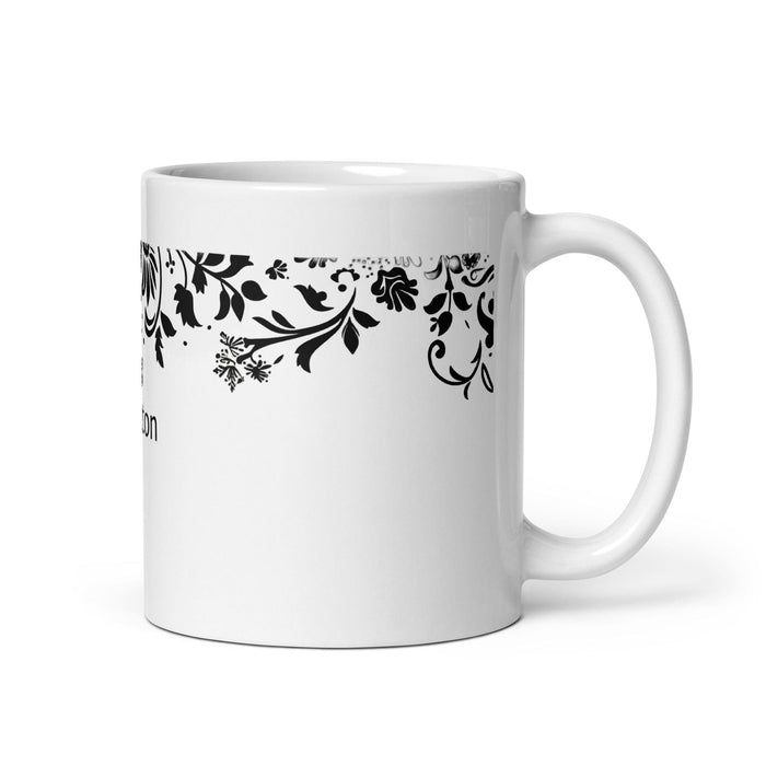 Braxton Exclusive Name Art Piece Home Office Work Coffee Mug Mexican Spanish Pride Gift Cup One-Of-A-Kind Calligraphy White Glossy Mug | B13 Mexicada 11 oz