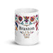 Braxton Exclusive Name Art Piece Home Office Work Coffee Mug Mexican Spanish Pride Gift Cup One-Of-A-Kind Calligraphy White Glossy Mug | B17 Mexicada