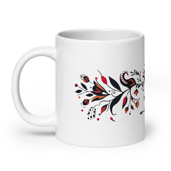 Braxton Exclusive Name Art Piece Home Office Work Coffee Mug Mexican Spanish Pride Gift Cup One-Of-A-Kind Calligraphy White Glossy Mug | B19 Mexicada