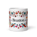 Braxton Exclusive Name Art Piece Home Office Work Coffee Mug Mexican Spanish Pride Gift Cup One-Of-A-Kind Calligraphy White Glossy Mug | B20 Mexicada