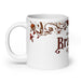 Braxton Exclusive Name Art Piece Home Office Work Coffee Mug Mexican Spanish Pride Gift Cup One-Of-A-Kind Calligraphy White Glossy Mug | B26 Mexicada