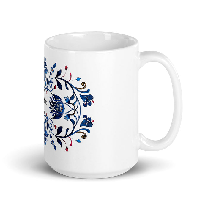 Braxton Exclusive Name Art Piece Home Office Work Coffee Mug Mexican Spanish Pride Gift Cup One-Of-A-Kind Calligraphy White Glossy Mug | B27 Mexicada 15 oz