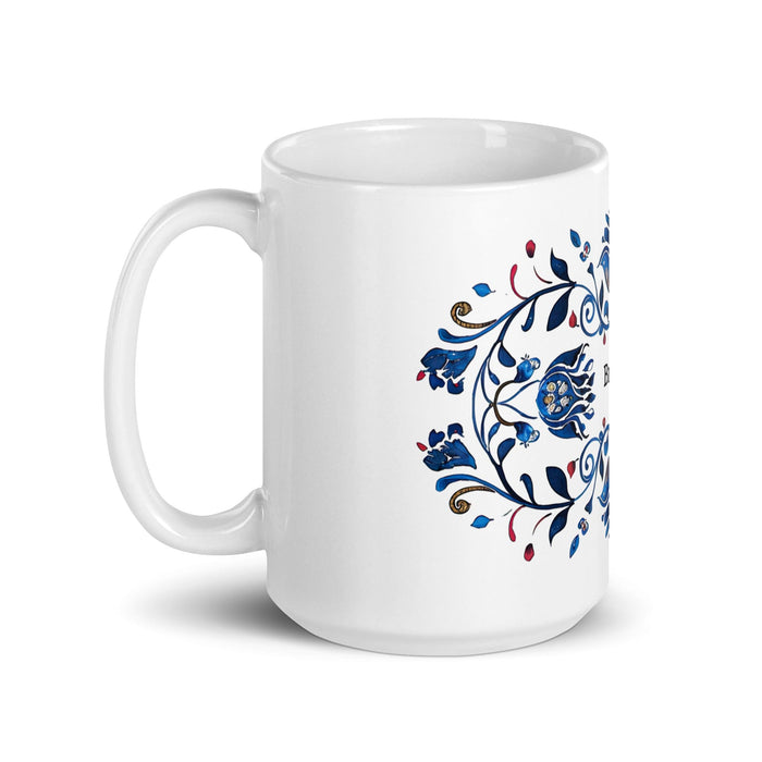 Braxton Exclusive Name Art Piece Home Office Work Coffee Mug Mexican Spanish Pride Gift Cup One-Of-A-Kind Calligraphy White Glossy Mug | B27 Mexicada