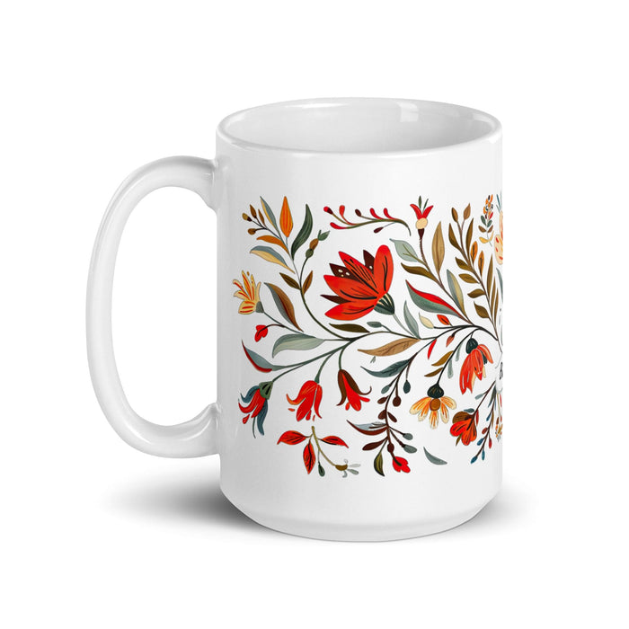 Brenda Exclusive Name Art Piece Home Office Work Coffee Mug Mexican Spanish Pride Gift Cup One-Of-A-Kind Calligraphy White Glossy | BMug29 Mexicada