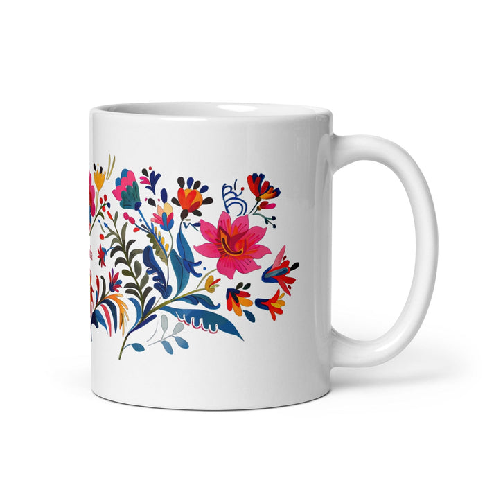 Brenda Exclusive Name Art Piece Home Office Work Coffee Mug Mexican Spanish Pride Gift Cup One-Of-A-Kind Calligraphy White Glossy Mug | B12 Mexicada 11 oz