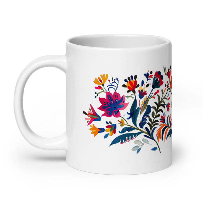 Brenda Exclusive Name Art Piece Home Office Work Coffee Mug Mexican Spanish Pride Gift Cup One-Of-A-Kind Calligraphy White Glossy Mug | B12 Mexicada