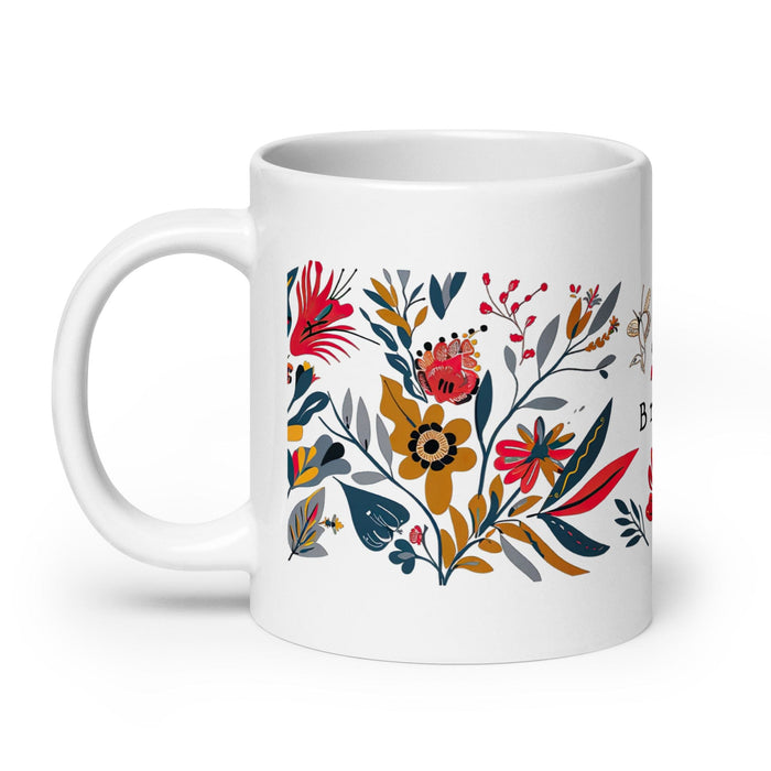 Brenda Exclusive Name Art Piece Home Office Work Coffee Mug Mexican Spanish Pride Gift Cup One-Of-A-Kind Calligraphy White Glossy Mug | B17 Mexicada