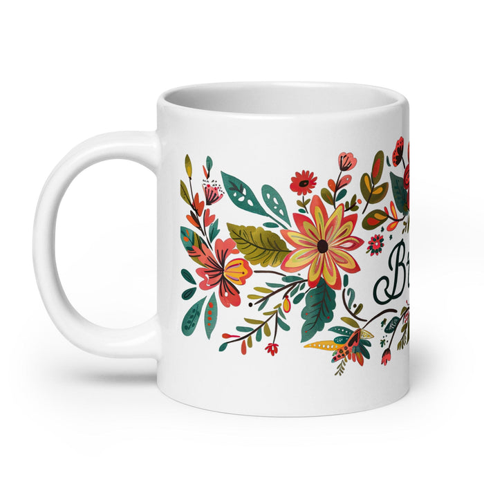 Brenda Exclusive Name Art Piece Home Office Work Coffee Mug Mexican Spanish Pride Gift Cup One-Of-A-Kind Calligraphy White Glossy Mug | B2 Mexicada