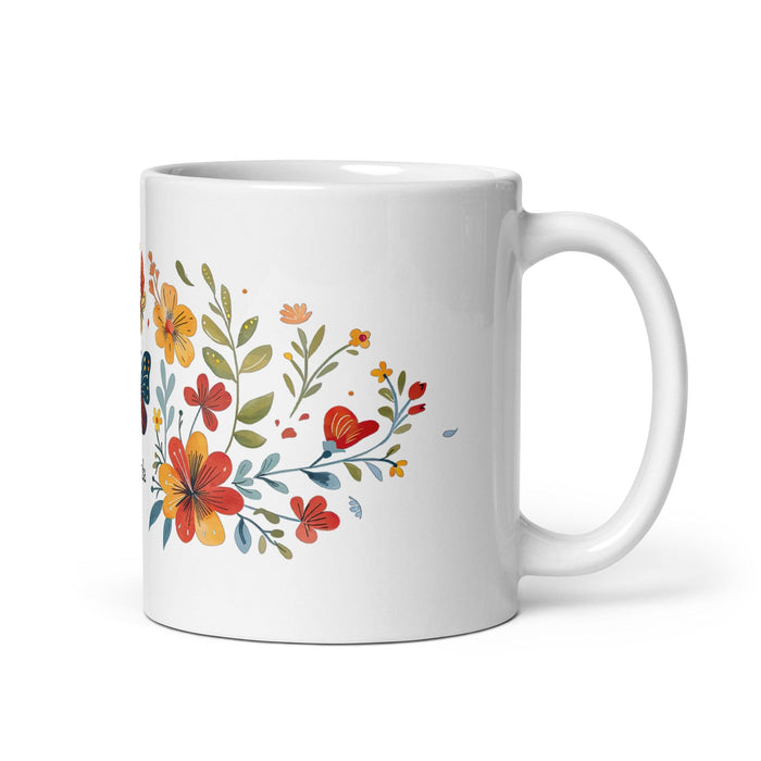 Brenda Exclusive Name Art Piece Home Office Work Coffee Mug Mexican Spanish Pride Gift Cup One-Of-A-Kind Calligraphy White Glossy Mug | B8 Mexicada 11 oz