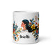 Brielle Exclusive Name Art Piece Home Office Work Coffee Mug Mexican Spanish Pride Gift Cup One-Of-A-Kind Calligraphy White Glossy Mug | B12 Mexicada