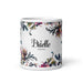 Brielle Exclusive Name Art Piece Home Office Work Coffee Mug Mexican Spanish Pride Gift Cup One-Of-A-Kind Calligraphy White Glossy Mug | B14 Mexicada