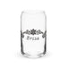 Brisa Exclusive Name Art Piece Can-Shaped Glass Home Office Work Mexican Spanish Pride Gift Cup One-Of-A-Kind Calligraphy Glass | B7 Mexicada 16 oz (No Lid No Straw)