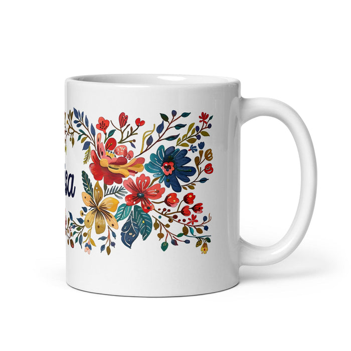 Brisa Exclusive Name Art Piece Home Office Work Coffee Mug Mexican Spanish Pride Gift Cup One-Of-A-Kind Calligraphy White Glossy Mug | B10 Mexicada 11 oz