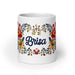 Brisa Exclusive Name Art Piece Home Office Work Coffee Mug Mexican Spanish Pride Gift Cup One-Of-A-Kind Calligraphy White Glossy Mug | B10 Mexicada