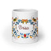 Brisa Exclusive Name Art Piece Home Office Work Coffee Mug Mexican Spanish Pride Gift Cup One-Of-A-Kind Calligraphy White Glossy Mug | B12 Mexicada